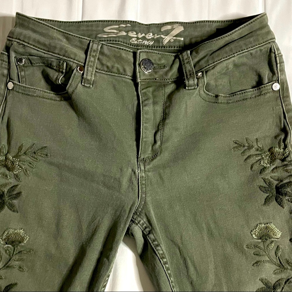 Seven 7 jeans olive color